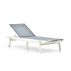 Ergonomic Reclining Lounge Chair Adjustable Pivot Backrest & SmoothGlide Wheels + Ventilated Mesh Support - 4 of 4