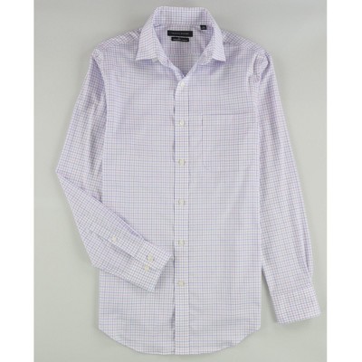 Tommy Hilfiger Mens Wrinkle Resistant Button Down Dress Shirt