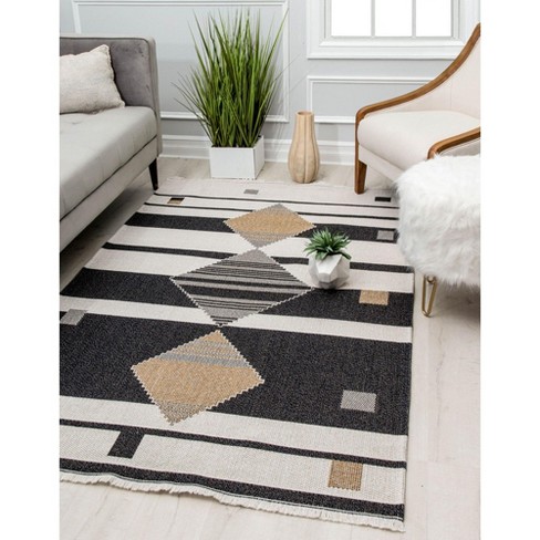 Rugs America Preston PS15A Stay Marigolden Transitional Vintage White Area Rug, 5'3 x 7'0