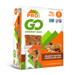 PROBAR Peanut Butter Chocolate Chip Go Energy Bar - 8.4oz/4pk - 1 of 4