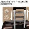 3 Piece Hardshell Luggage Suitcase Sets Hardside Carryon Luggage Set With 360 Degree Spinner Wheels For Travel (20"/24"/28") - 4 of 4