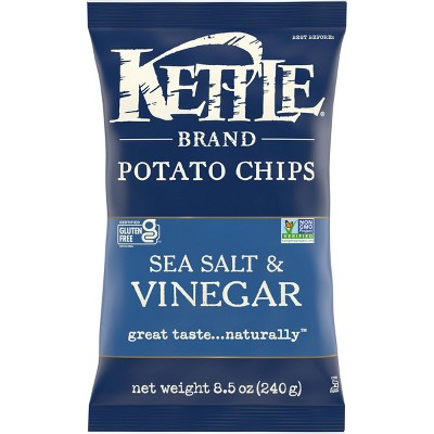 Kettle Sea Salt And Vinegar Kettle Chips - 8.5oz