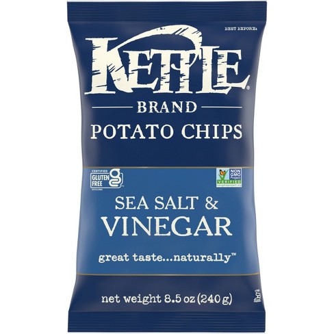 Kettle Sea Salt And Vinegar Kettle Chips - 8.5oz - image 1 of 4