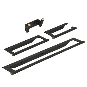 BWE 4-Piece Bath Hardware Set with Towel Bar Hand Towel Holder Toilet Paper Holder Towel Hook - 1 of 4