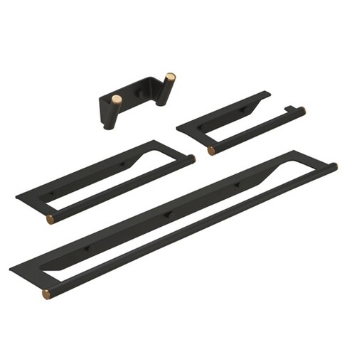 Bwe 4-piece Bath Hardware Set With Towel Bar Hand Towel Holder Toilet ...