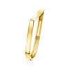 Pure Collection by Ross-Simons Italian 14kt Yellow Gold Squared Ring - 3 of 4