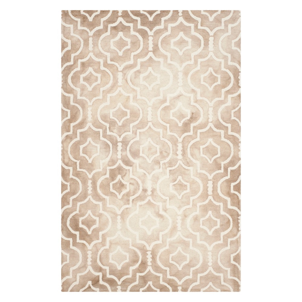 4'x6' Alyson Accent Area Rug Beige/Ivory - Safavieh