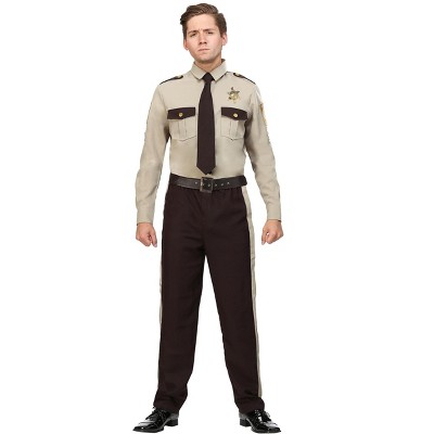 Halloweencostumes.com X Small Men Sheriff Men's Costume, Brown/brown ...