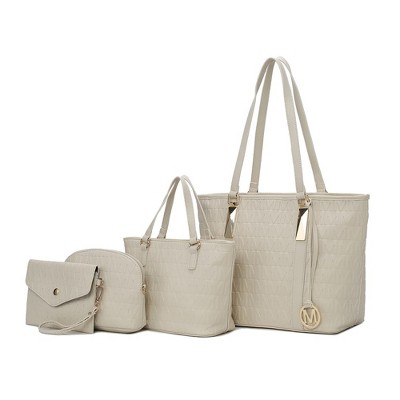 MKF Collection Arya Signature Vegan Leather Tote Bag for Women Versatile Handbag Purse by Mia K