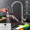 iMountek "Brushed Nickel Single Handle Kitchen Faucet with Pull-Down Sprayer – Flexible & Stylish Stainless Steel Design" Silver - 3 of 3