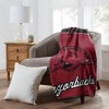 Sweet Home Collection NCAA Arkansas Razorbacks 46" x 60" Raschel Throw Blanket - 2 of 4