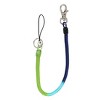 Unique Bargains Lobster Clasp Stretchy Coiled Strap Lanyard Tri-color for Phone Keyring - 4 of 4