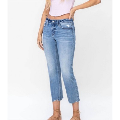 Women's Daphne Mid Rise Cropped Jean - LOVERVET