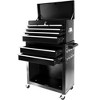 Rolling Tool Chest with Wheels 8 Drawers, Assembled Tool Cabinet Combo with Drawers, Detachable Organizer Tool Chests, Mobile Lockable Tool Box - 3 of 4