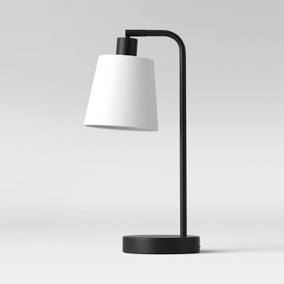 target black table lamp