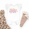 The Juniper Shop Sister Bunny Baby Flutter Sleeve Bodysuit - 2 of 3