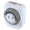 Prime Wire and Cable 1-Outlet 24-Hour Mechanical Indoor Timer in White - 2 of 4