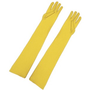 INSPIRE CHIC Women's Full Finger Opera Length Solid Gloves - 1 of 4