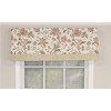 RLF Home Gianna Banded 3" Rod Pocket Contrast Bottom Banding Valance, 50" x 16" - image 2 of 4