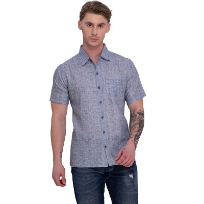 Mens Hawaiian Shirts Short Sleeve HAPPY BAY Men's Hawaiian Short...
