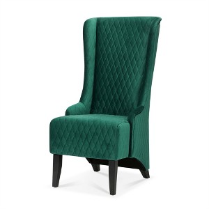 XINGHANZHENXUAN Accent Chair with Wooden Legs, Modern Wingback Reading Chair for Living Room, Bedroom, Office - 1 of 4