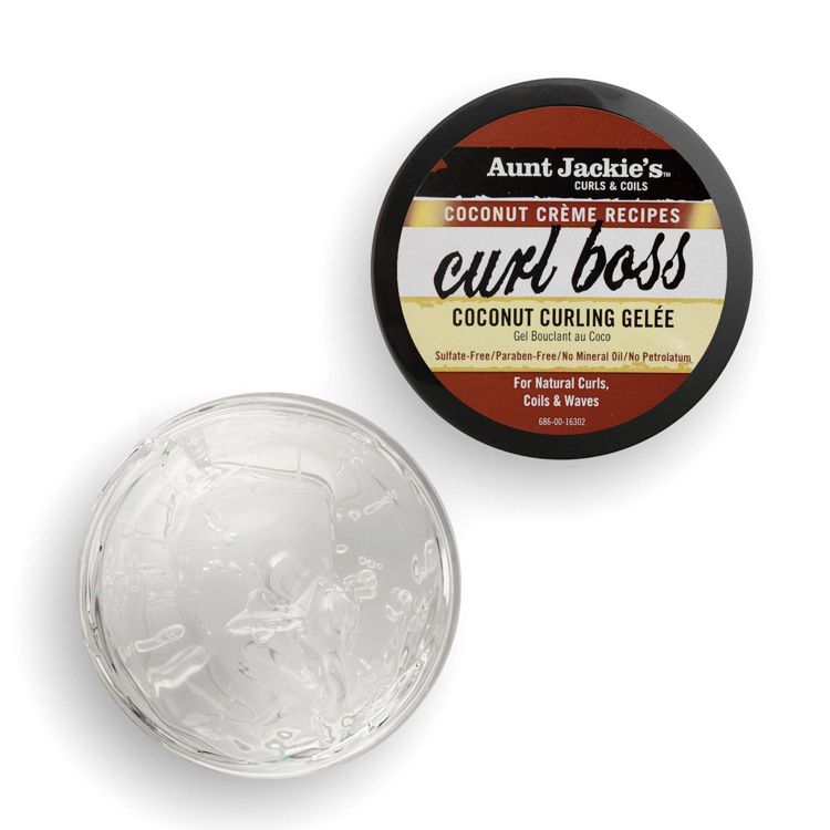 Aunt Jackie's Coconut Creme Recipes Curl Boss Coconut Curling Gelee - 15oz, 4 of 8