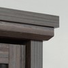 Sauder Aspen Post Large Office Hutch Pebble Pine - 4 of 4