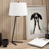 Hudson and Canal 28.5" Tall Tilted Table Lamp with Fabric Shade - 3 of 4