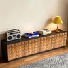 Gaoyangjiaju 87.79 Inch TV Stand for TVs up to 90 Inches with Adjustable Removable Shelves Living Room Media Console - 4 of 4
