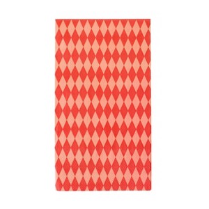 Jollity & Co. - Check It! Cherry Crush Guest Napkins - Pack of 16 Paper Napkins - 1 of 2