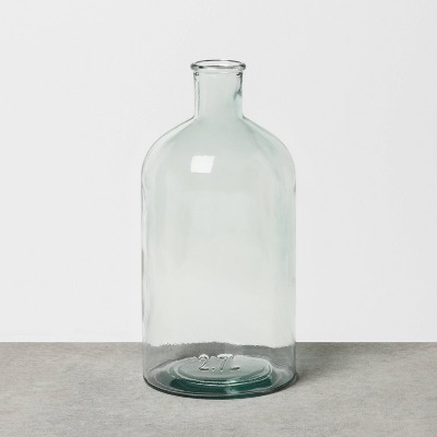 Large Clear Glass Vase - Hearth & Hand™ with Magnolia