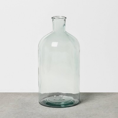  Large Clear Glass Vase - Hearth & Hand™ with Magnolia 