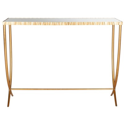 Princess Console Table - Gold/Mirror - Safavieh