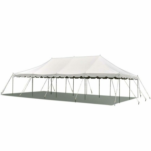 White tents for outlet parties