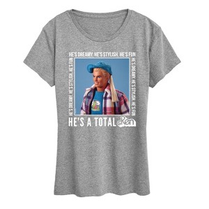 Women's - Barbie - Hes A Total Ken Short Sleeve Graphic T-Shirt - 1 of 4