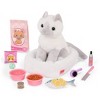 Our Generation Feline Fabulous Pet Bed & Play Food Accessory Set for 18" Dolls - 2 of 4