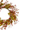Northlight Berries and Maple Leaves Fall Harvest Artificial Twig Wreath - 22" - 3 of 4