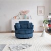 Dolonm 360° Swivel Accent Chair: Plush Corduroy, 400lbs Capacity & Reversible Cushions for Living Room/Bedroom - 3 of 4