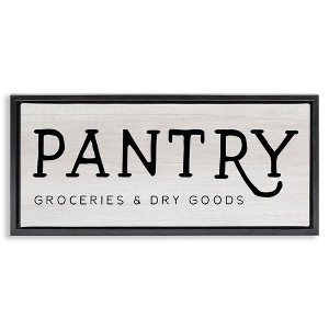 Stupell Industries Rustic Pantry Groceries Sign, 25" x 11" - 1 of 4