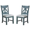 Set of 2 Lexin Padded Dining Side Chairs - miBasics - 2 of 4