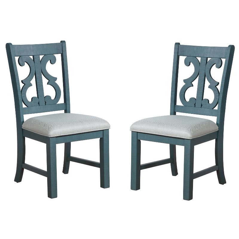 Set of 2 Lexin Padded Dining Side Chairs - miBasics, 1 of 6