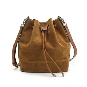 Generic Leather Bucket Bags and Drawstring Crossbody Purse - 1 of 4