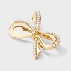 Pearl Bow Pin - A New Day™ Gold/Pearl - 2 of 3