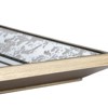 FONTOI Antique Silver Square Mirror with Floral Accents Decorative Display Tray for Wall, Versatile Home Decor Accent Piece, Silver, 24"*2"*24" - 3 of 4