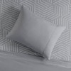 3pc Full/Queen Alastair Matelasse Jacquard Duvet Cover Set Blue - Urban Habitat: Modern Lightweight Bedding Set with Shams - 4 of 4