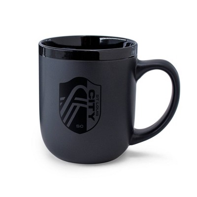 MLS St. louis City SC Black Coffee Mug - 16oz