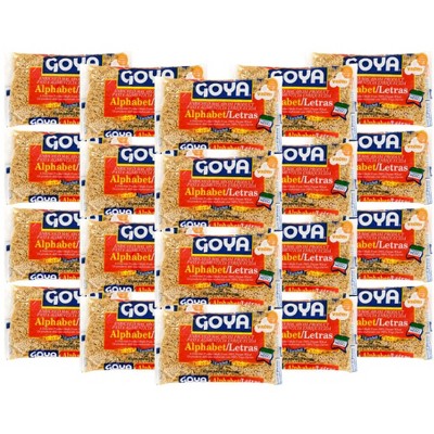 Goya Alphabet Pasta - Case of 20/7 oz