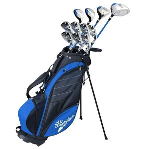 Palm Springs Golf VISA V2 MENS GRAPHITE/STEEL Club Set & Stand Bag - 1 of 4