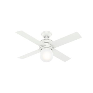 44" Hepburn Ceiling Fan with Wall Control (Includes LED Light Bulb) - Hunter Fan - 1 of 4