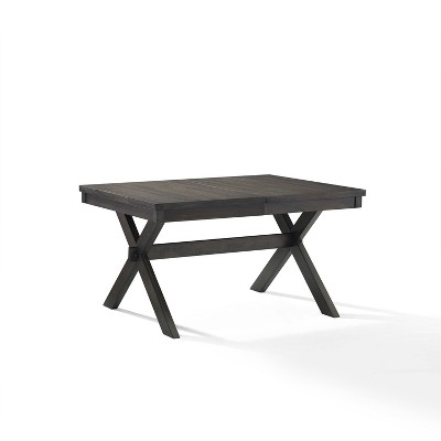 Hayden Slate Extendable Rustic Farmhouse Dining Table
